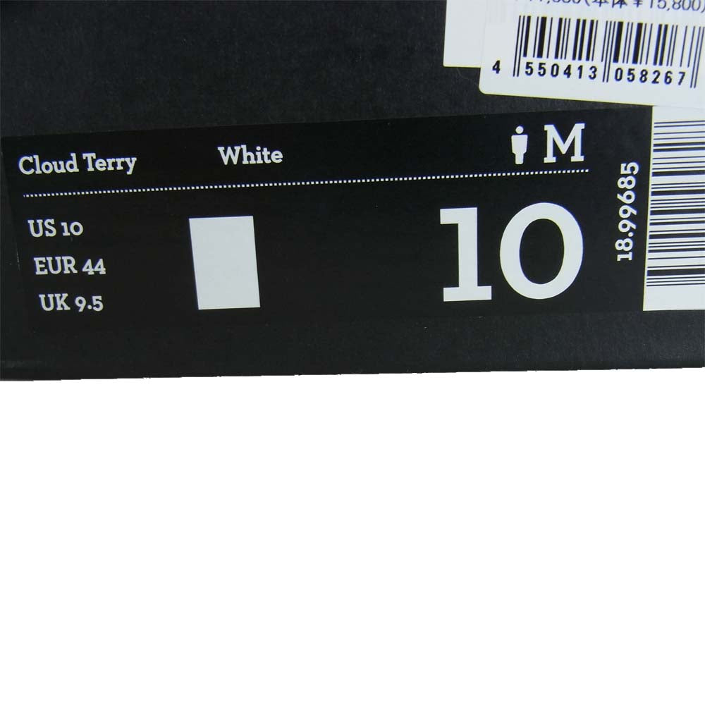 オン WS-ON025 cloud terry クラウドテリー スニーカー ホワイト系 US10【中古】