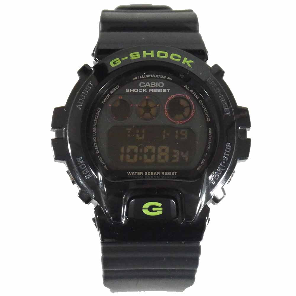 G-SHOCK ジーショック DW-6900SN マットダイアル デジタル クォーツ ウォッチ ブラック系【中古】