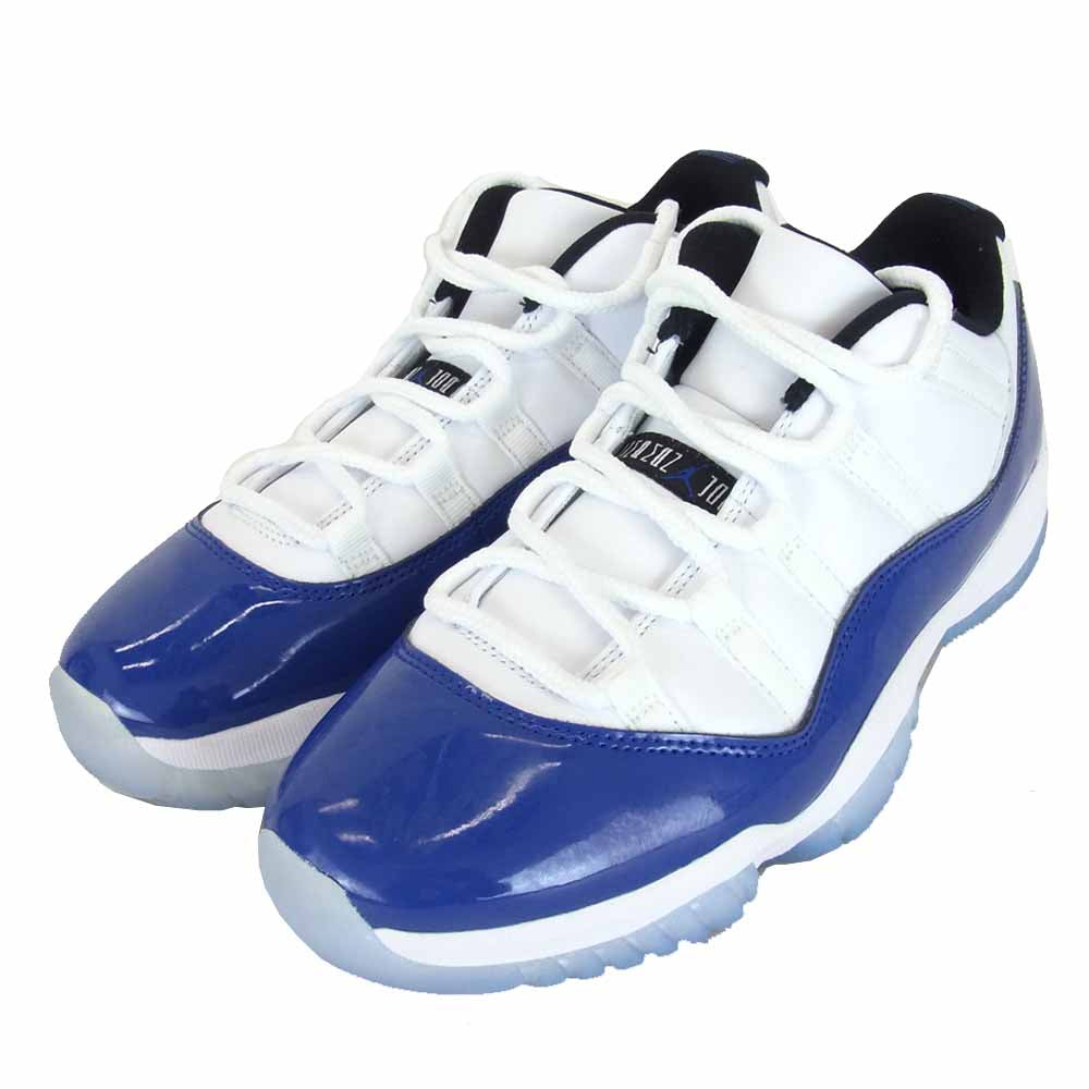 NIKE AIR JORDAN ナイキ ジョーダン AH7860-100 WMNS 11 RETRO LOW Concord Sketch レトロ コンコルド スケッチ ローカット   ホワイト系 パープル系 27cm【美品】【中古】