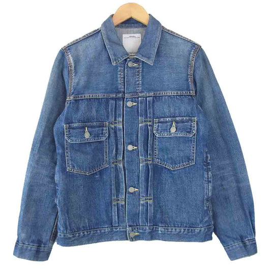 VISVIM ビズビム 114205006001 SS 101 JKT DAMEGED USED加工 デニム ジャケット インディゴブルー系 2【中古】