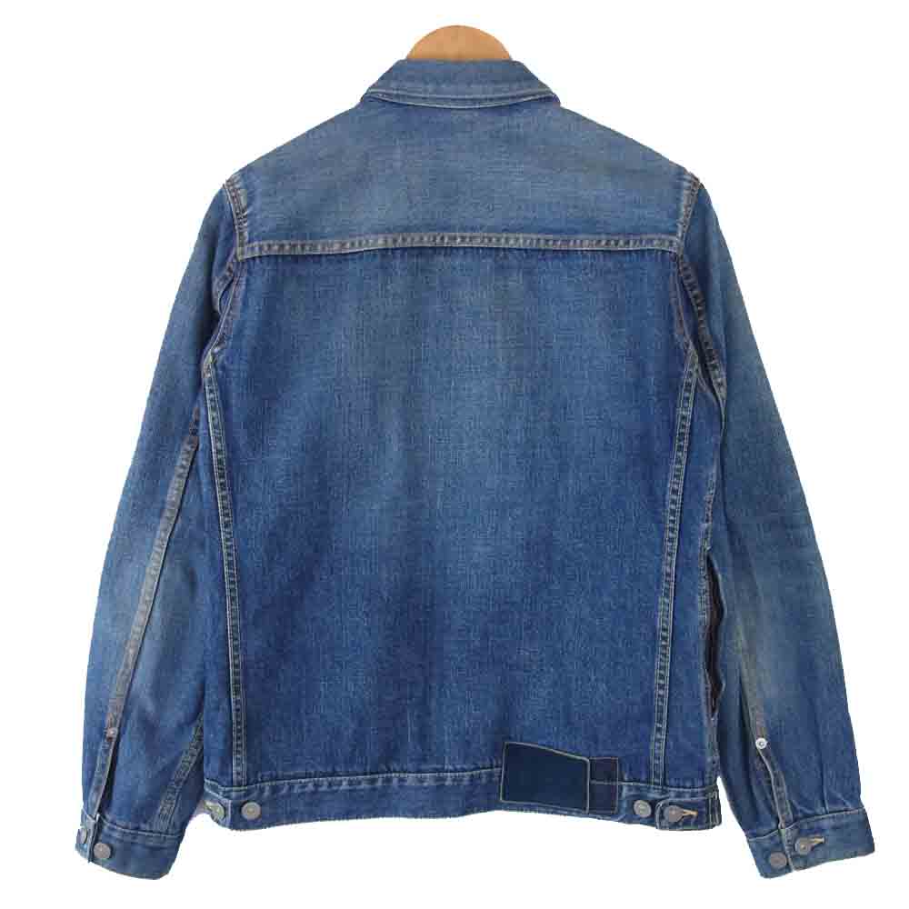 VISVIM ビズビム 114205006001 SS 101 JKT DAMEGED USED加工 デニム ジャケット インディゴブルー系 2【中古】