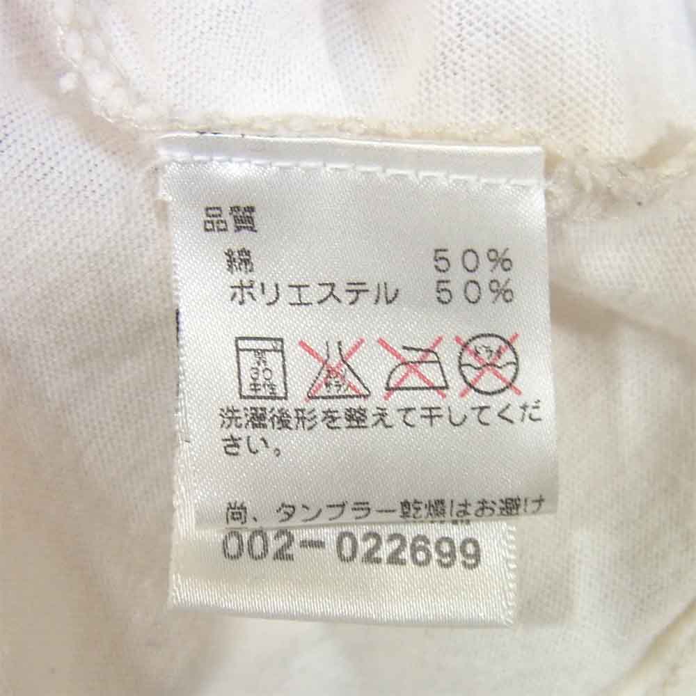 CHROME HEARTS クロムハーツ（原本無） ダガー バック クロス ロゴ  ラグラン Tシャツ ホワイト系 グレー系【中古】