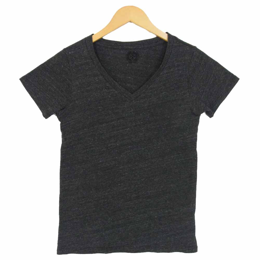 CHROME HEARTS クロムハーツ（原本無） 008-043984 Vネック 半袖 Tシャツ グレー系 グレー系 M【中古】