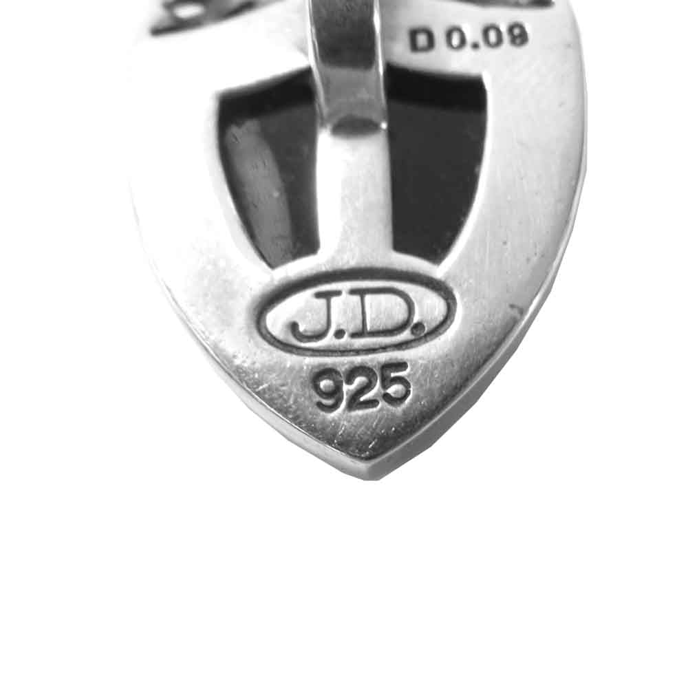Justin Davis ジャスティンデイビス SPJ117 CROWN SHIELD クラウン シールド ペンダント シルバー系 ブラック系 表記無し【中古】