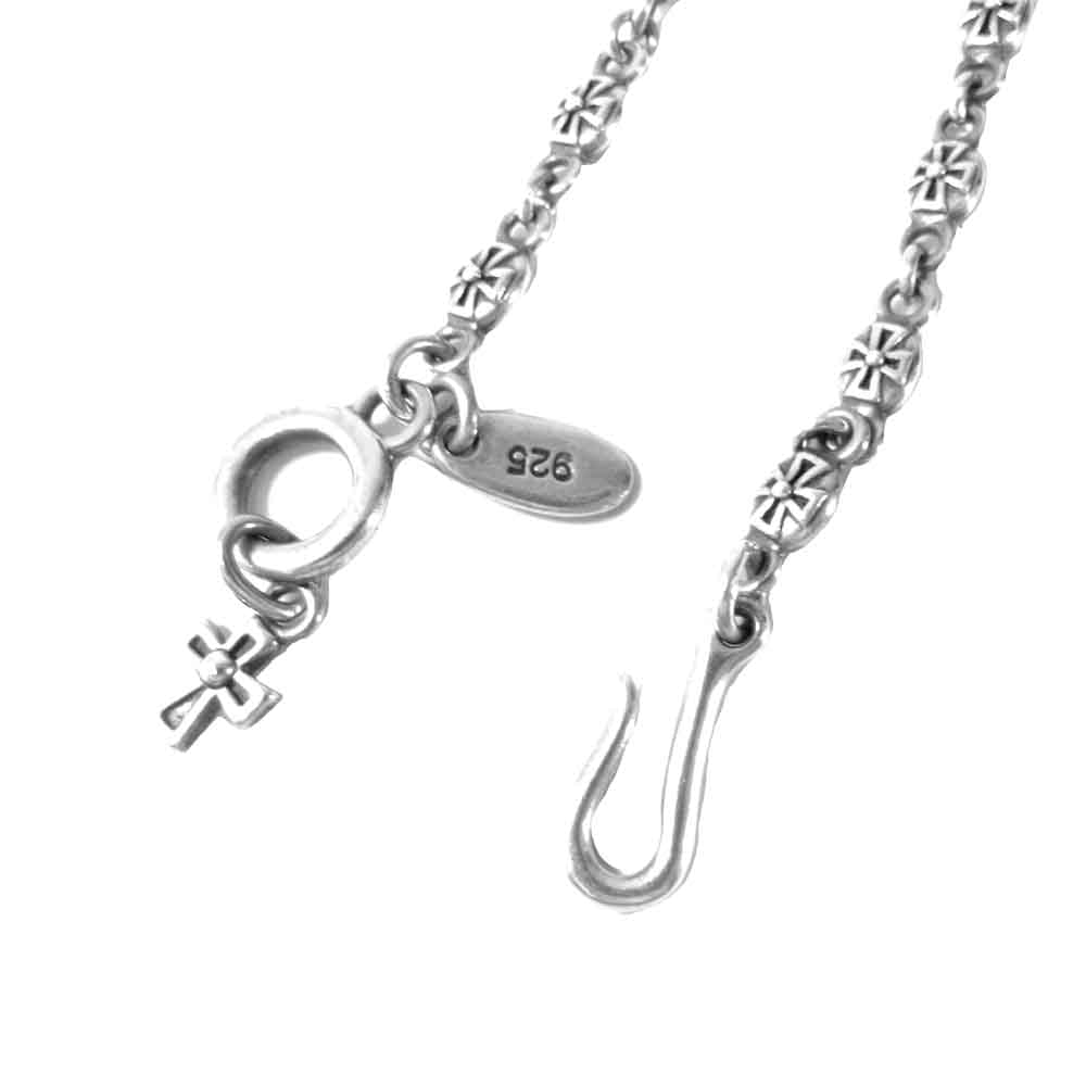 Justin Davis ジャスティンデイビス SNJ125 TINY CROSS タイニー クロス チェーン ネックレス シルバー系 表記無し【中古】