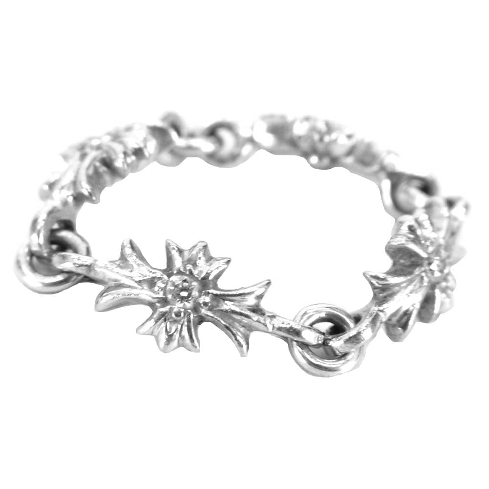 CHROME HEARTS クロムハーツ（原本無） 18K RING TNY E CH PLS DIA ダイヤ タイニーE CH プラス リング シルバー系 シルバー系【中古】