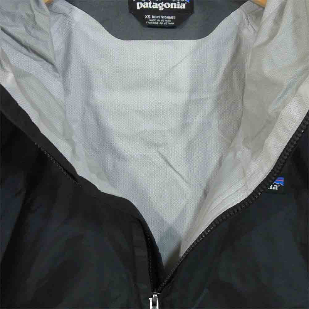 patagonia パタゴニア 83802 未使用品 TORRENTSHELL JACKET トレント シェル ジャケット ブラック系 XS【極上美品】【中古】