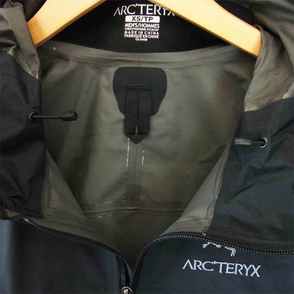 ARC'TERYX アークテリクス 10968-105270 BETA SL JACKET GORE-TEX べータ ゴアテックス ナイロン ジャケット ブラック系 XS【美品】【中古】