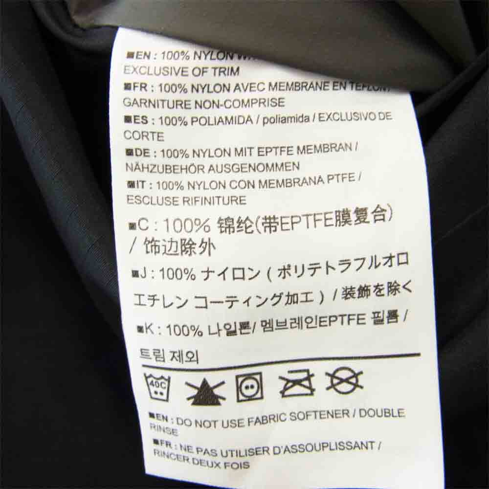 ARC'TERYX アークテリクス 10968-105270 BETA SL JACKET GORE-TEX べータ ゴアテックス ナイロン ジャケット ブラック系 XS【美品】【中古】