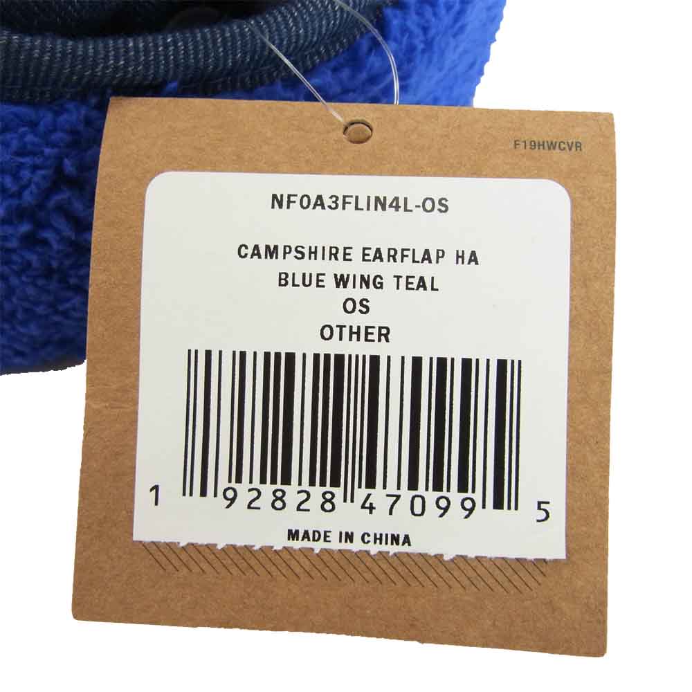 THE NORTH FACE ノースフェイス NF0A3FLIN4L-OS CAMPSHIRE EARFLAP イヤー フラップ キャップ ブルー系【新古品】【未使用】【中古】