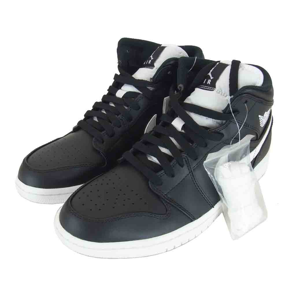 NIKE ナイキ 554724 038 AIR JORDAN 1 MID エアジョーダン スニーカー ブラック系 26cm【新古品】【未使用】【中古】