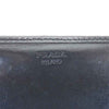 PRADA プラダ 1M1132 レザー スタッズ ロング ウォレット 二つ折り 財布 ブラック系 表記無し【中古】
