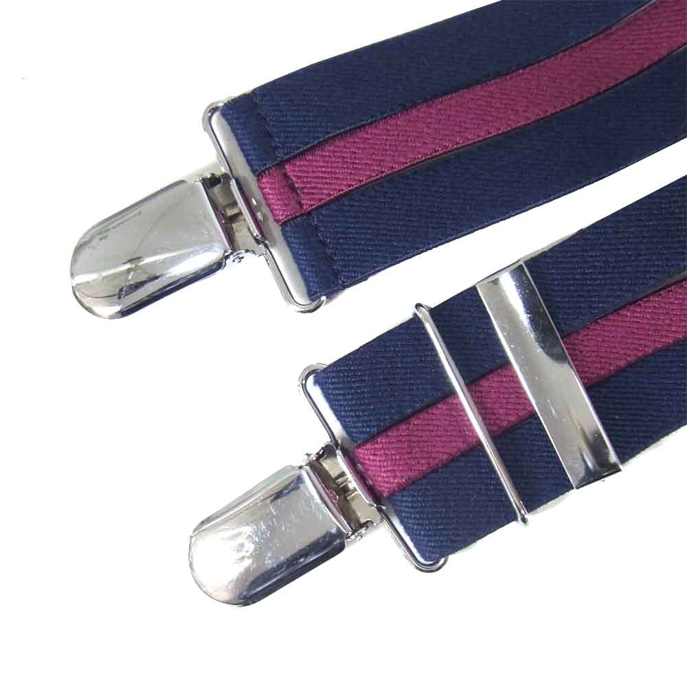 ファセッタズム 18AW SEPARATE SUSPENDER RB-SS-U01 ダークネイビー系 ワインレッド【中古】