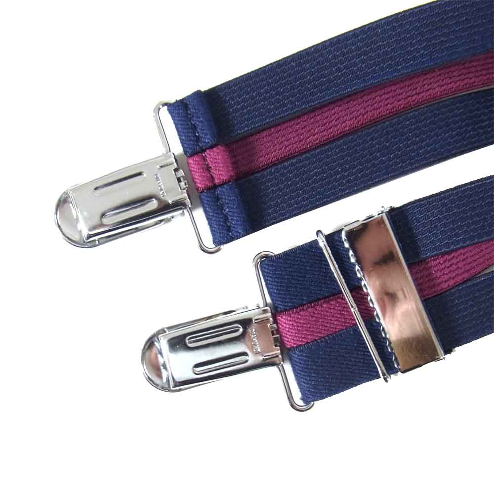 ファセッタズム 18AW SEPARATE SUSPENDER RB-SS-U01 ダークネイビー系 ワインレッド【中古】