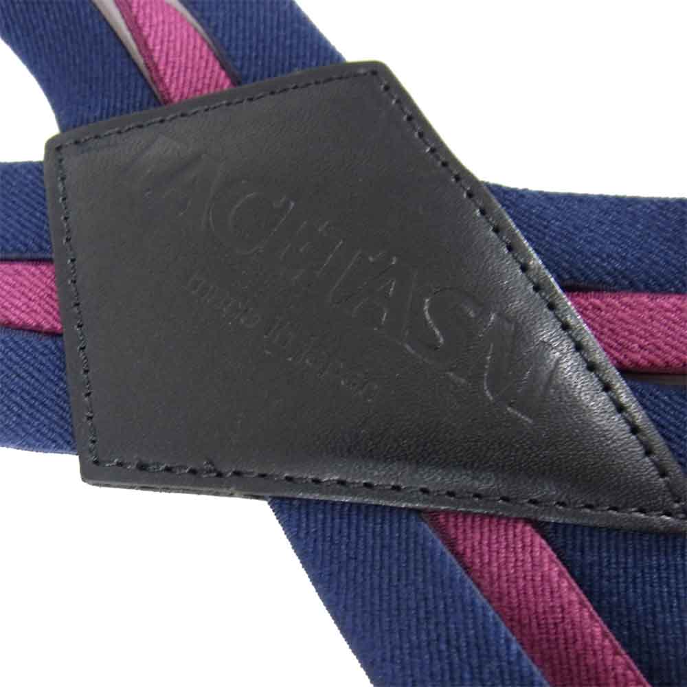 ファセッタズム 18AW SEPARATE SUSPENDER RB-SS-U01 ダークネイビー系 ワインレッド【中古】
