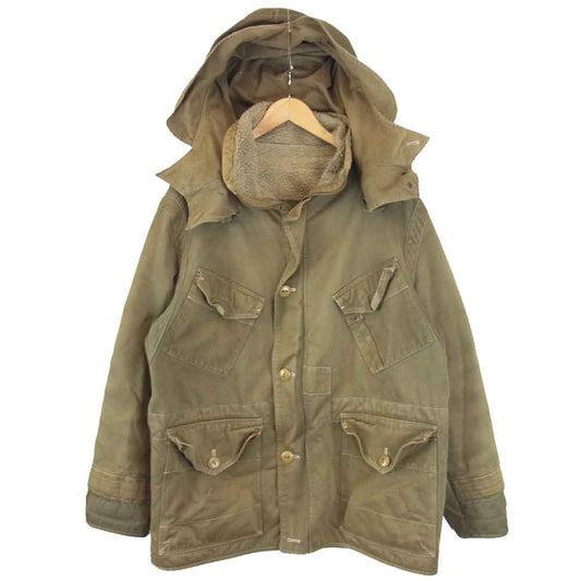 DRIES VAN NOTEN ドリスヴァンノッテン ボア ミリタリー コート カーキ系【中古】