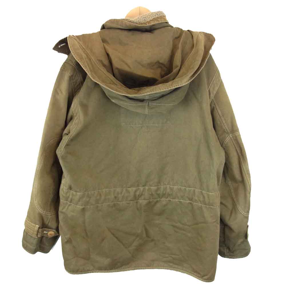DRIES VAN NOTEN ドリスヴァンノッテン ボア ミリタリー コート カーキ系【中古】