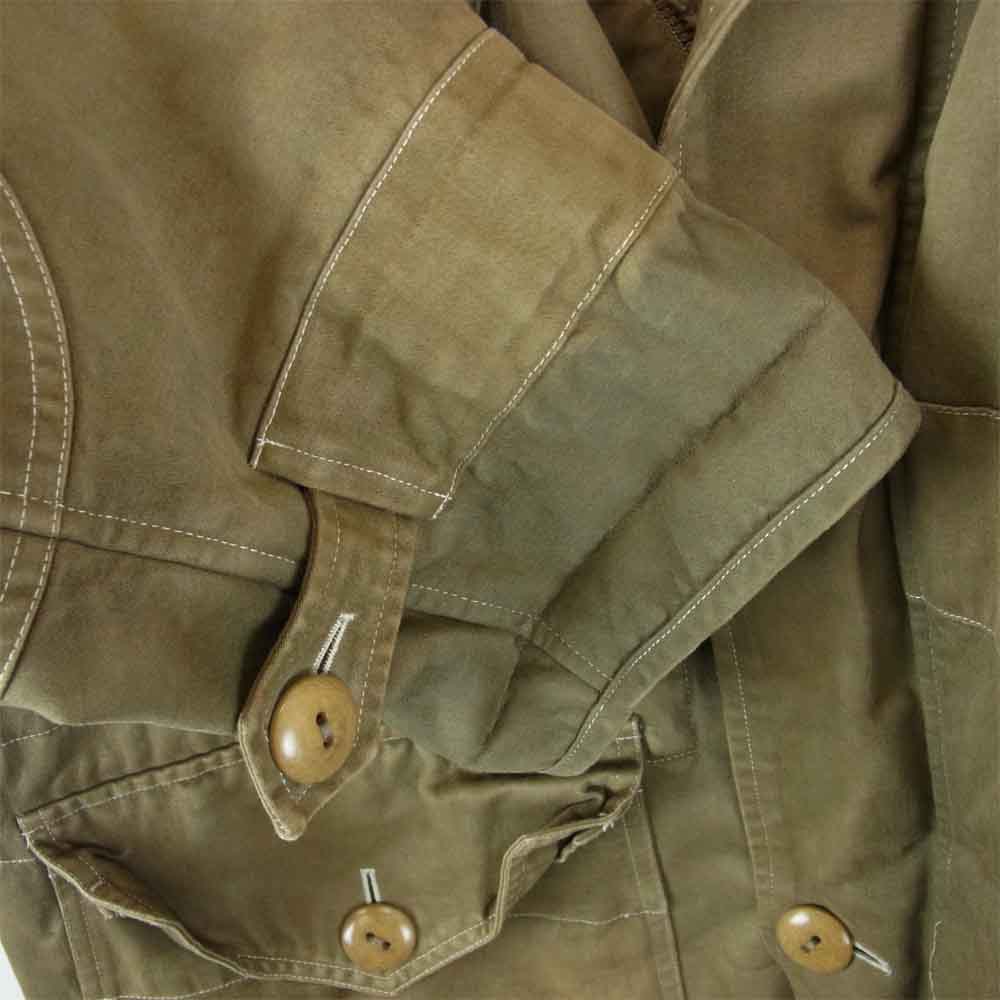DRIES VAN NOTEN ドリスヴァンノッテン ボア ミリタリー コート カーキ系【中古】