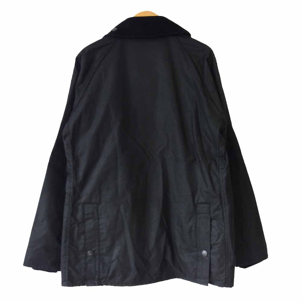 Barbour バブアー 1802138 英国製 BEDALE SL JACKET ビデイル オイルド ジャケット ブラック系 36【中古】