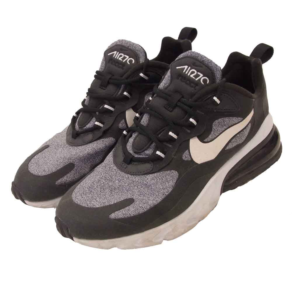 NIKE ナイキ AT6174-001 Air Max 270 React ウィメンズ エアマックス リアクト ブラック系 グレー系 25.5cm【中古】