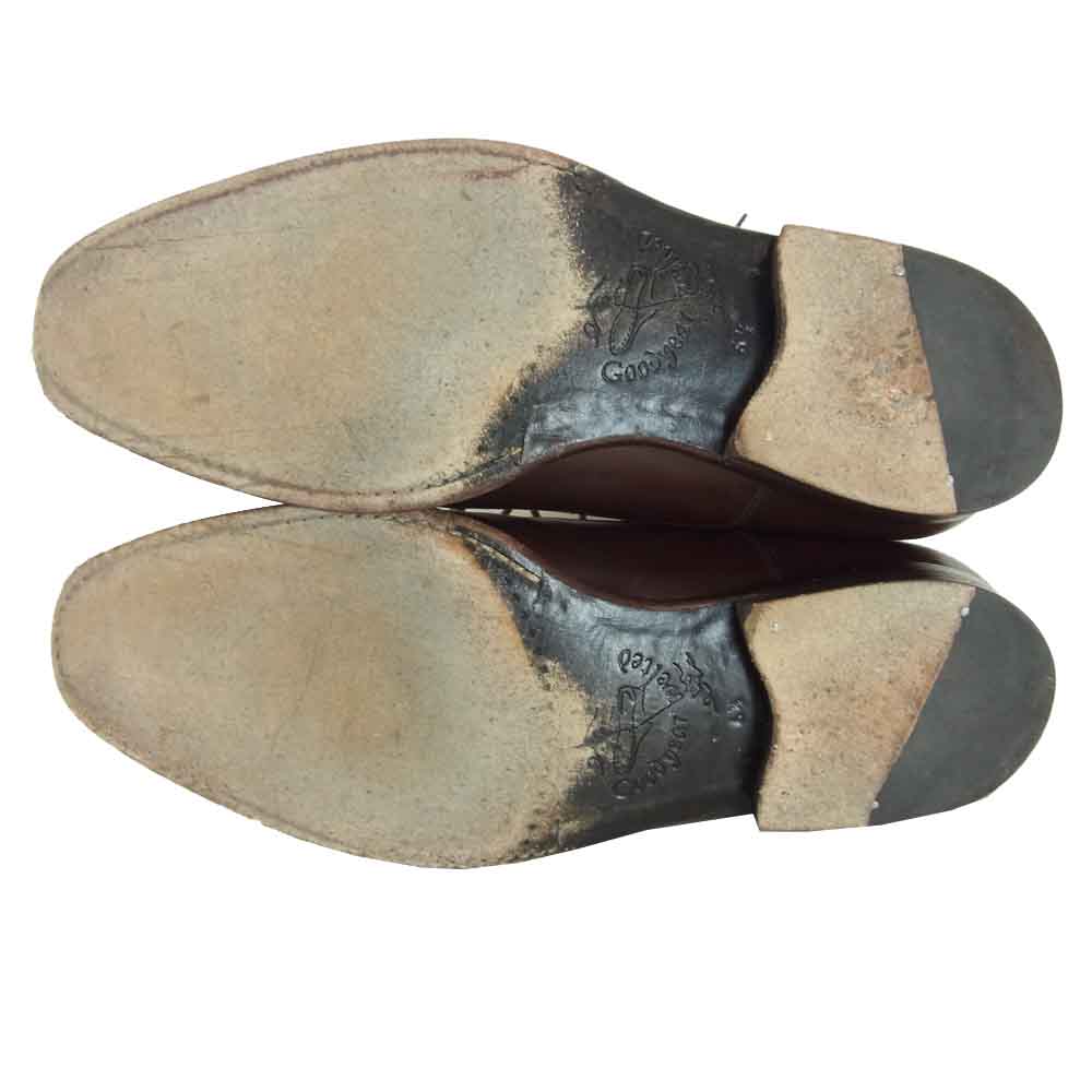 JALAN SRIWIJAYA ジャランスリウァヤ 98317 LEATHER SOLE カーフレザー レザーソール ストレートチップ  シューズ ブラウン系 ブラウン系【中古】