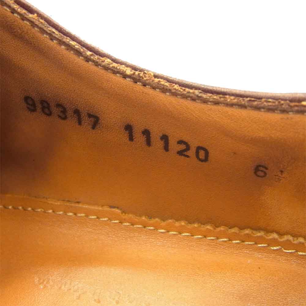 JALAN SRIWIJAYA ジャランスリウァヤ 98317 LEATHER SOLE カーフレザー レザーソール ストレートチップ  シューズ ブラウン系 ブラウン系【中古】