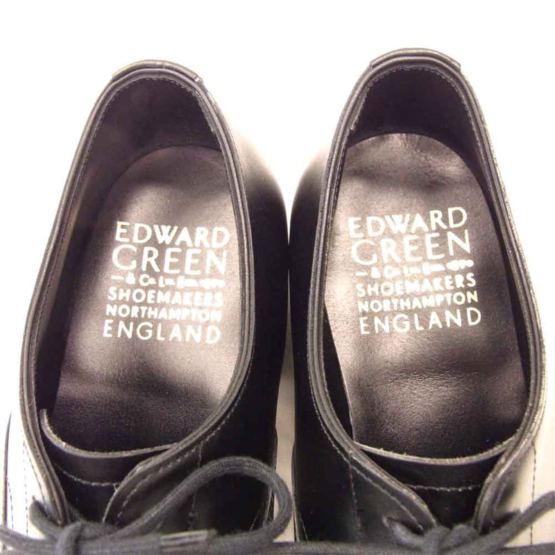 EDWARD GREEN エドワードグリーン E202 CHELSEA チェルシー ストレートチップ シューズ ブラック系 UK4.5【美品】【中古】