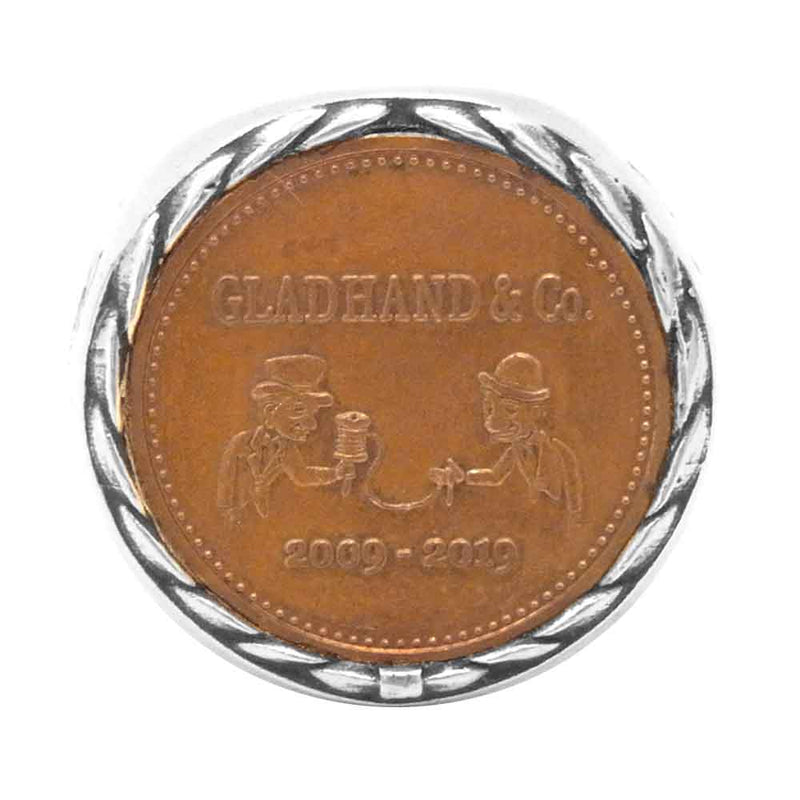 GLADHAND & Co. グラッドハンド MEDAL RING メダル リング  シルバー系【中古】