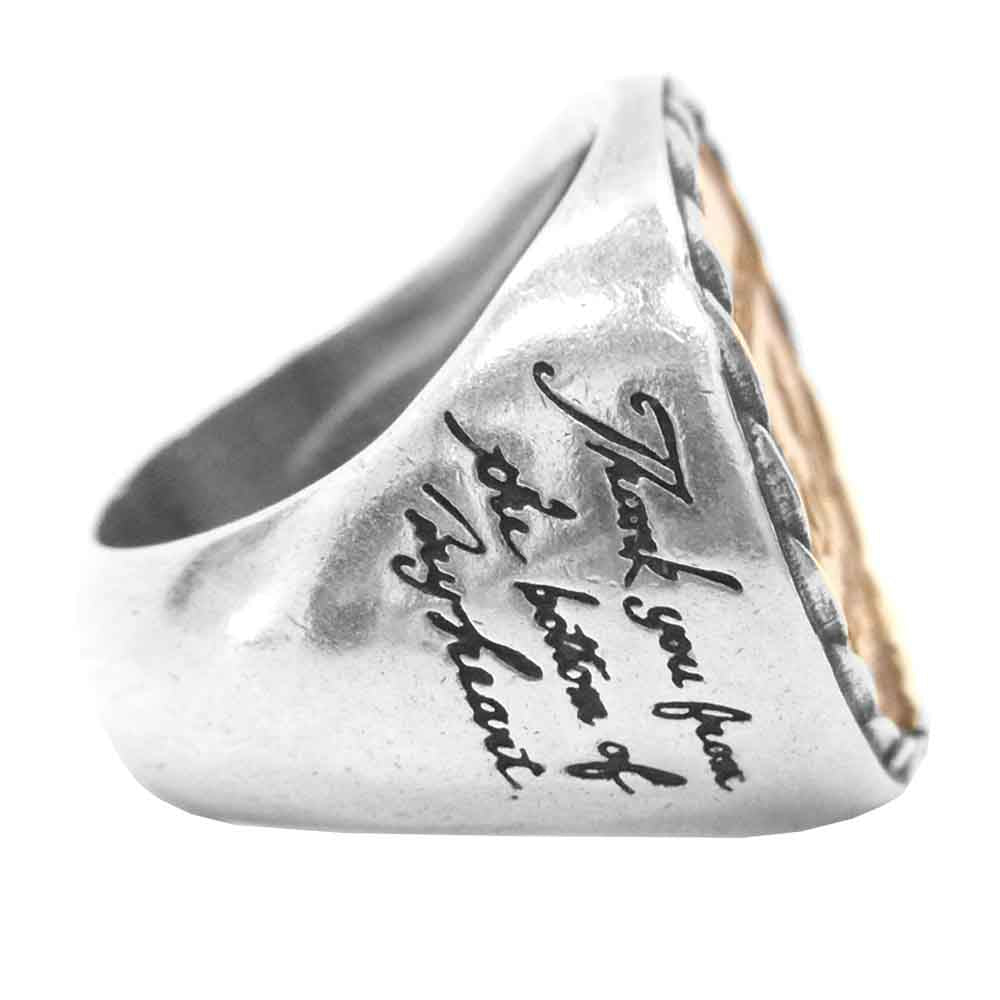 GLADHAND & Co. グラッドハンド MEDAL RING メダル リング  シルバー系【中古】