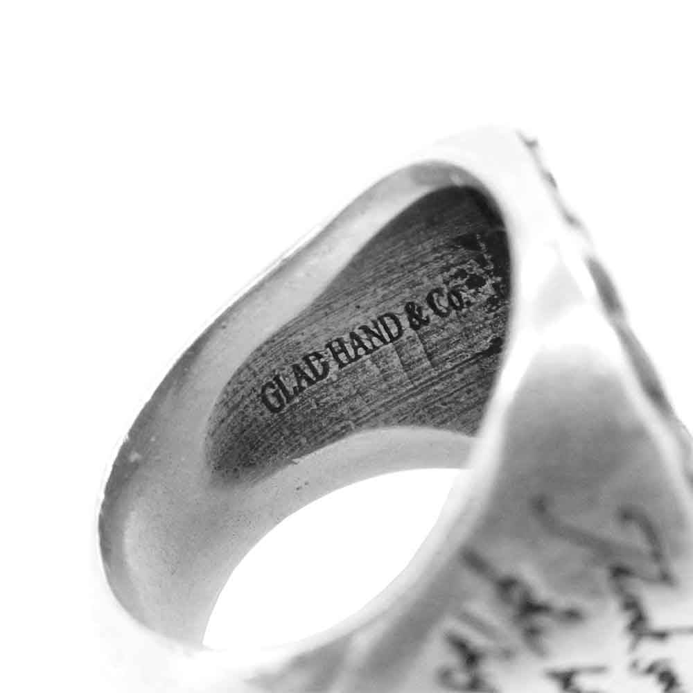 GLADHAND & Co. グラッドハンド MEDAL RING メダル リング  シルバー系【中古】