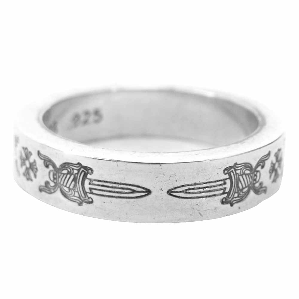 CHROME HEARTS クロムハーツ（原本有） SPACER 6MM DGR PLS ダガー プラス スペーサー リング シルバー 24号【中古】