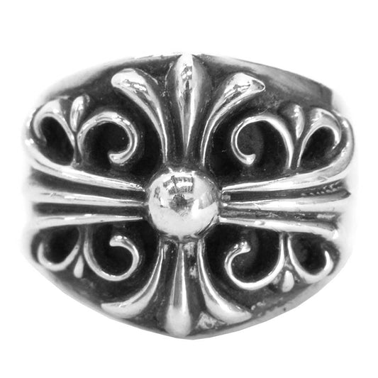 CHROME HEARTS クロムハーツ（原本有） KEEPER RING キーパー リング  シルバー 30号程度【中古】