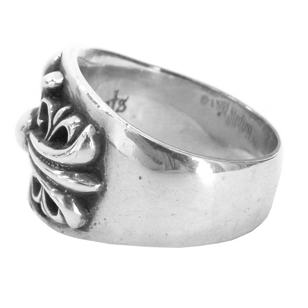 CHROME HEARTS クロムハーツ（原本有） KEEPER RING キーパー リング  シルバー 30号程度【中古】