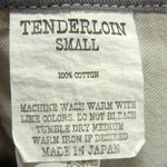 TENDERLOIN テンダーロイン BDP PIQUE WASH コットン パンツ 日本製 チャコール系 S【中古】
