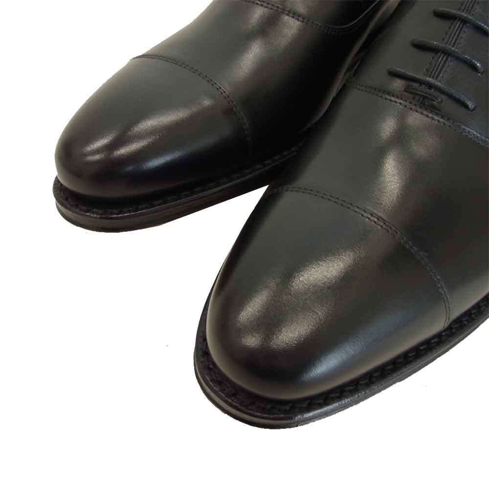 JALAN SRIWIJAYA ジャランスリウァヤ 98317 ストレートチップ ビジネスシューズ ブラック系 UK8 ブラック系 8【新古品】【未使用】【中古】