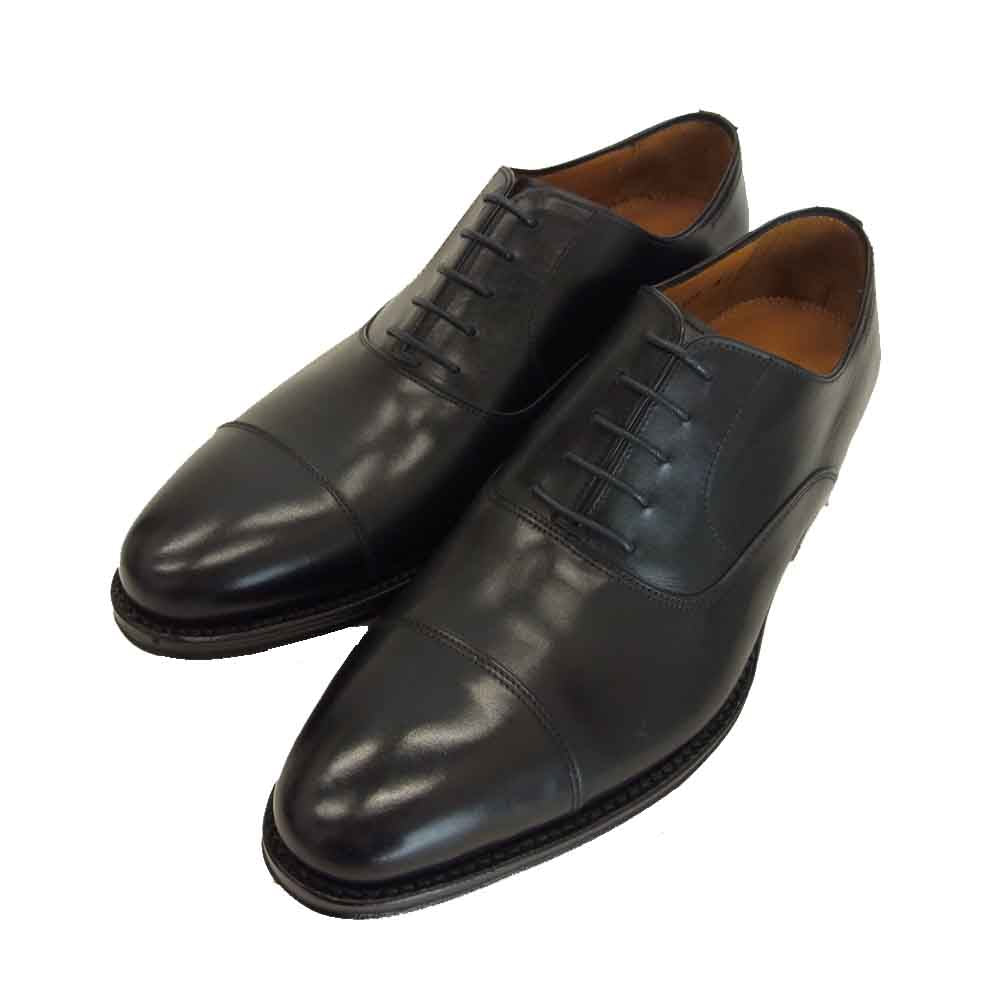 JALAN SRIWIJAYA ジャランスリウァヤ 98317 ストレートチップ ビジネスシューズ ブラック系 UK8 ブラック系【新古品】【未使用】【中古】