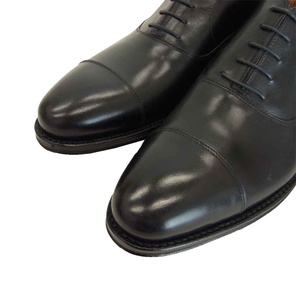 JALAN SRIWIJAYA ジャランスリウァヤ 98317 ストレートチップ ビジネスシューズ ブラック系 UK8 ブラック系【新古品】【未使用】【中古】