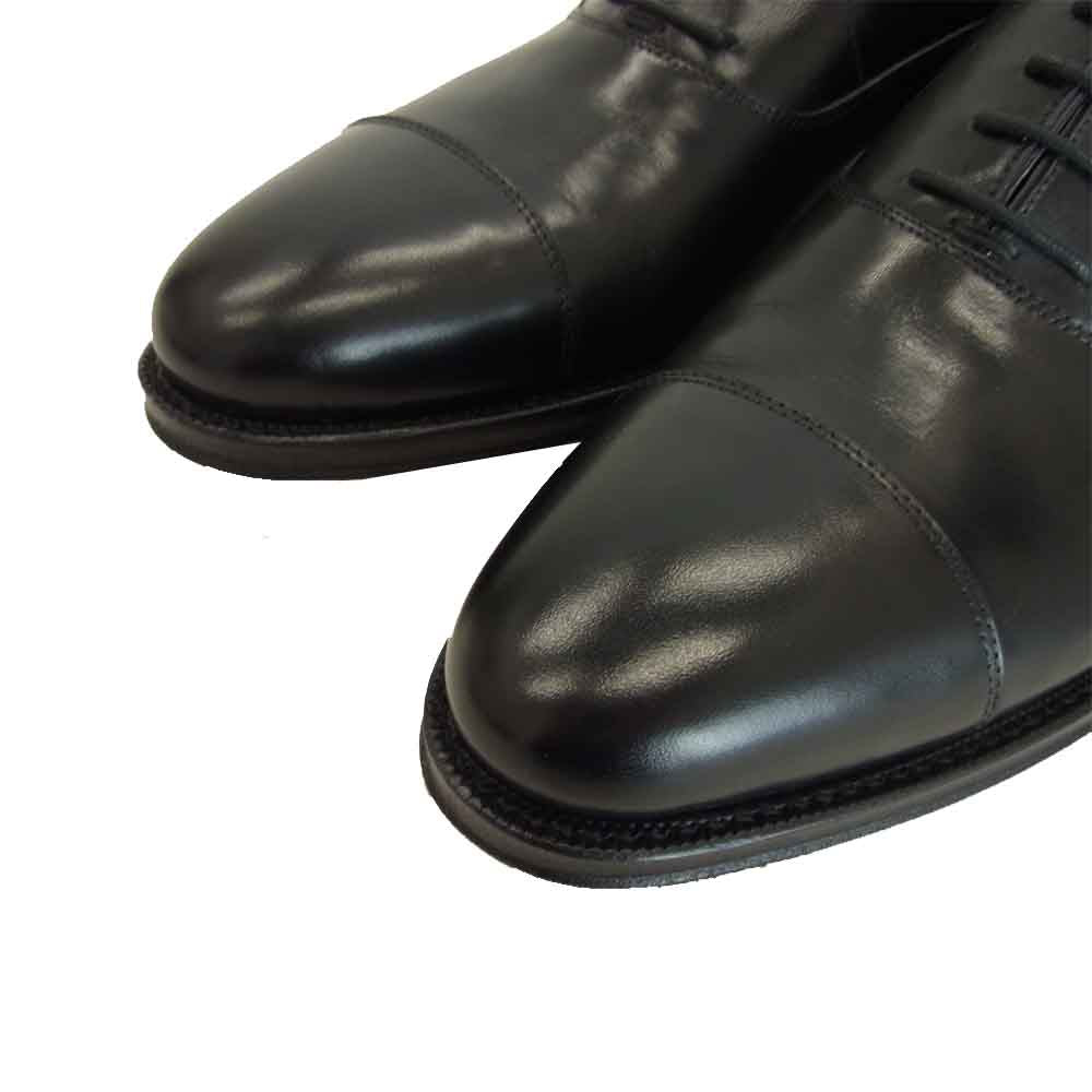 JALAN SRIWIJAYA ジャランスリウァヤ 98317 ストレートチップ ビジネスシューズ ブラック系 UK6.5 ブラック系 6.5【新古品】【未使用】【中古】