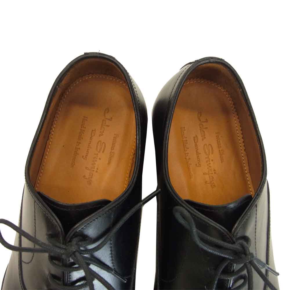 JALAN SRIWIJAYA ジャランスリウァヤ 98317 ストレートチップ ビジネスシューズ ブラック系 UK6.5 ブラック系 6.5【新古品】【未使用】【中古】