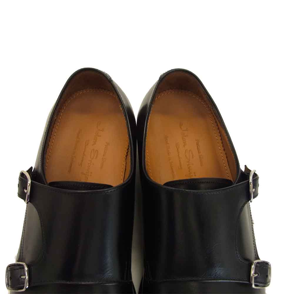 JALAN SRIWIJAYA ジャランスリウァヤ 98374 ダブルモンク ダイナイトソール ビジネスシューズ  ブラック系 UK5.5【新古品】【未使用】【中古】