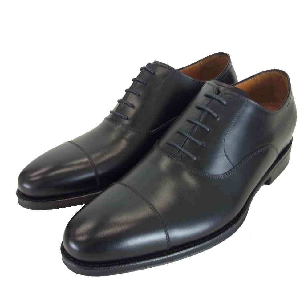 JALAN SRIWIJAYA ジャランスリウァヤ 98317ストレートチップ ビジネスシューズ ブラック系 UK7 ブラック系 7【新古品】【未使用】【中古】