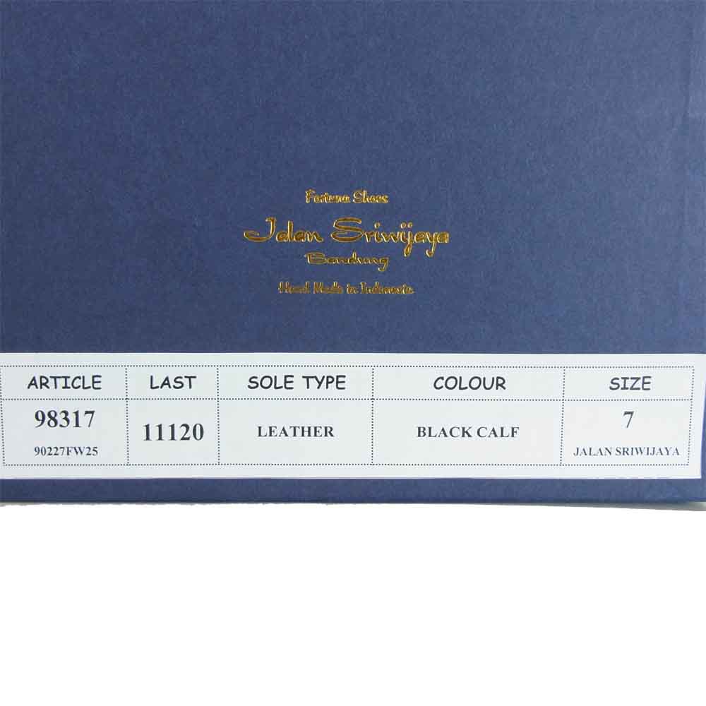 JALAN SRIWIJAYA ジャランスリウァヤ 98317ストレートチップ ビジネスシューズ ブラック系 UK7 ブラック系 7【新古品】【未使用】【中古】