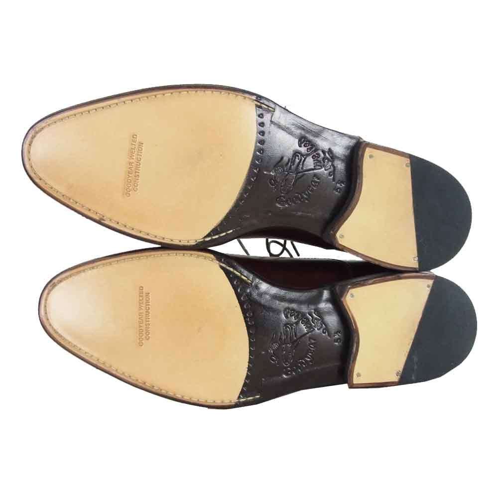 JALAN SRIWIJAYA ジャランスリウァヤ 98317 ストレートチップ ビジネスシューズ CASTAGNA CALF UK5.5 ブラウン系 UK5.5【新古品】【未使用】【中古】