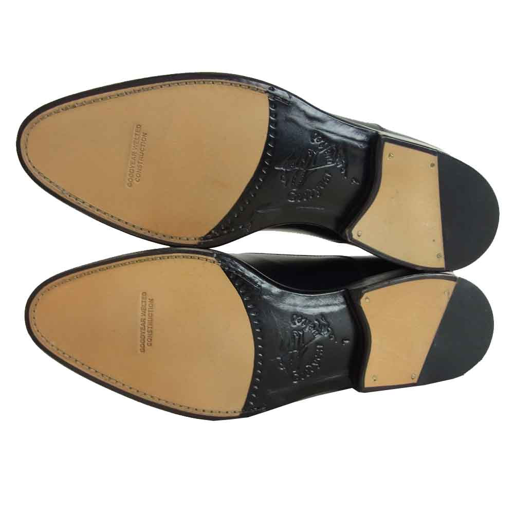 JALAN SRIWIJAYA ジャランスリウァヤ 98317 ストレートチップ ビジネスシューズ ブラック系 UK7 ブラック系 UK7【新古品】【未使用】【中古】