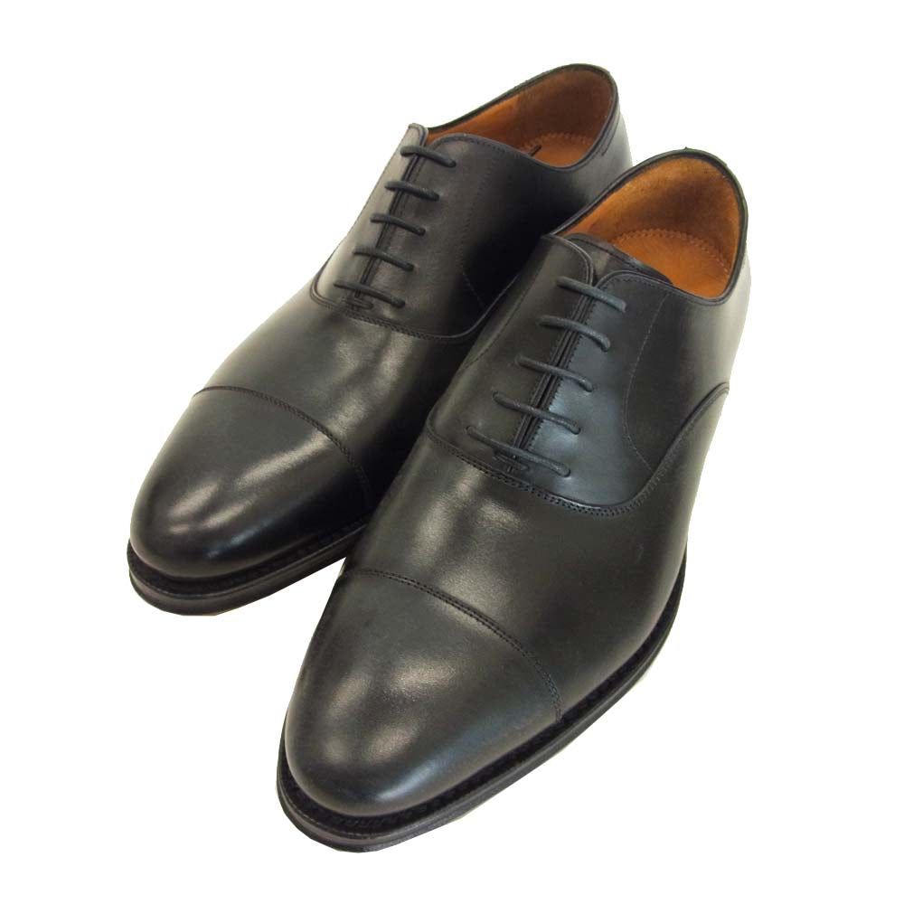 JALAN SRIWIJAYA ジャランスリウァヤ 98317 ストレートチップ ビジネスシューズ ブラック系 UK7【新古品】【未使用】【中古】