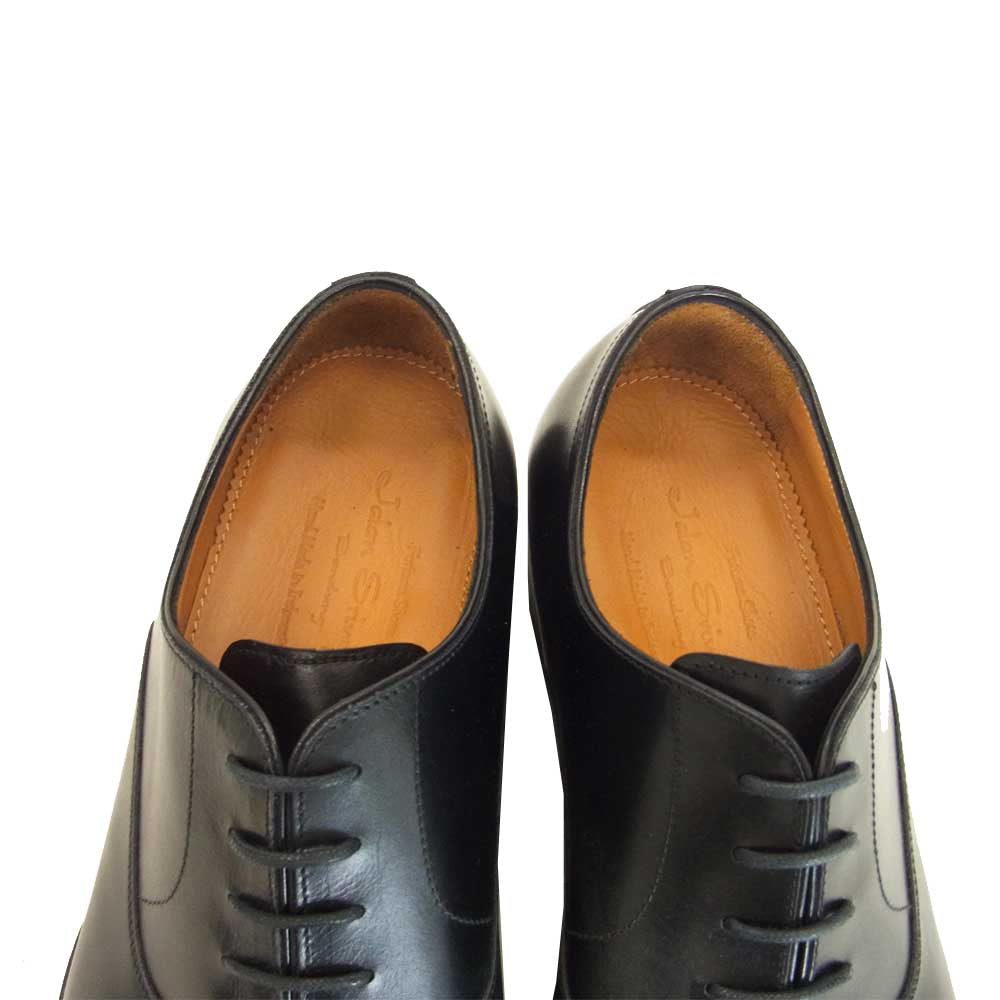 JALAN SRIWIJAYA ジャランスリウァヤ 98317 ストレートチップ ビジネスシューズ ブラック系 UK7【新古品】【未使用】【中古】