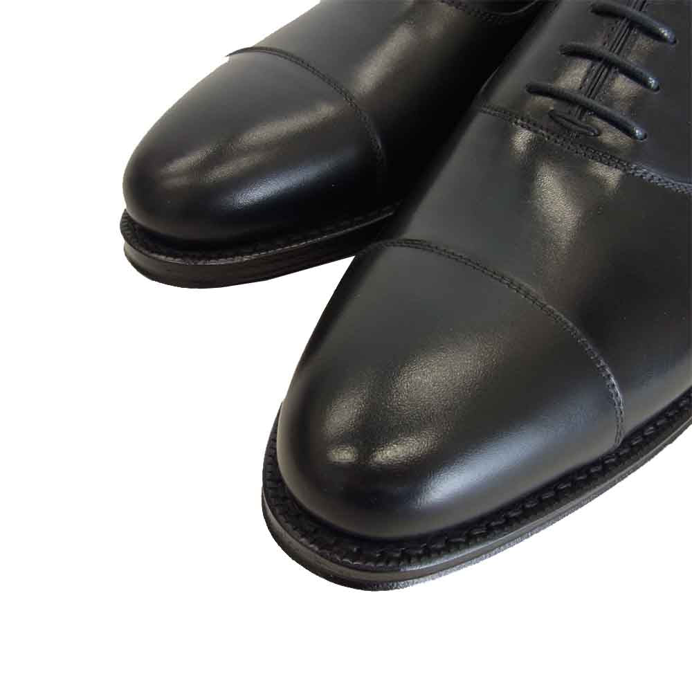 JALAN SRIWIJAYA ジャランスリウァヤ 98317 ストレートチップ ビジネスシューズ ブラック系 UK6.5 ブラック系 6.5【新古品】【未使用】【中古】