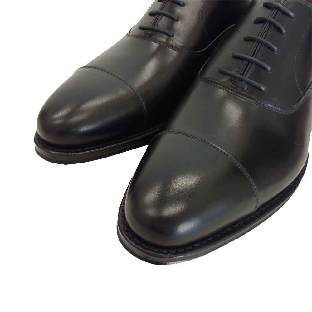 JALAN SRIWIJAYA ジャランスリウァヤ 98317 ストレートチップ ビジネスシューズ ブラック系 UK7 ブラック系 7【新古品】【未使用】【中古】