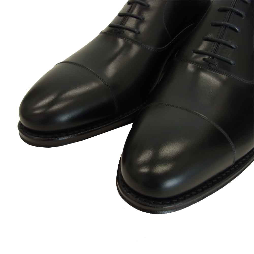 JALAN SRIWIJAYA ジャランスリウァヤ 98317 ストレートチップ ビジネスシューズ ブラック系 UK8 ブラック系 8【新古品】【未使用】【中古】