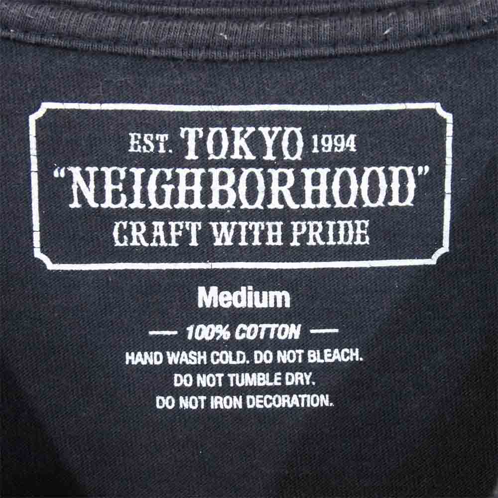 NEIGHBORHOOD ネイバーフッド FUCK EM T-Shirt プリント Tシャツ ネイビー系 M【中古】